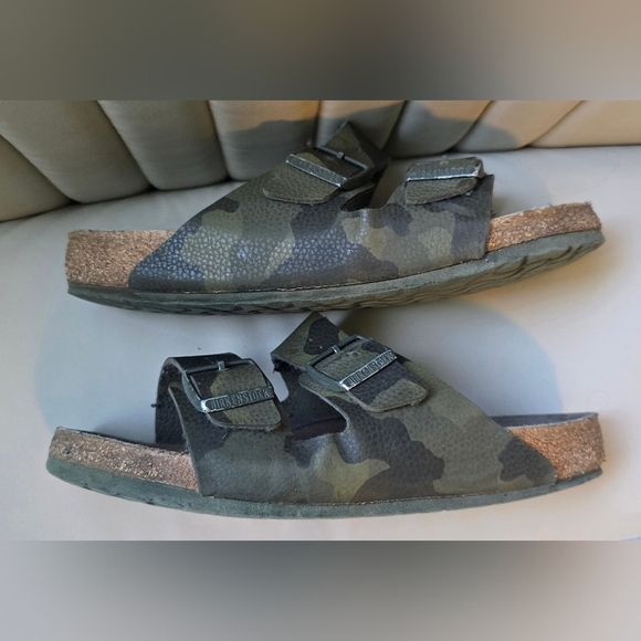 Birkenstock Sandals ArizonaDesert Soil Camo Green Mens Size 9-9.5 (42) - Picture 9 of 9